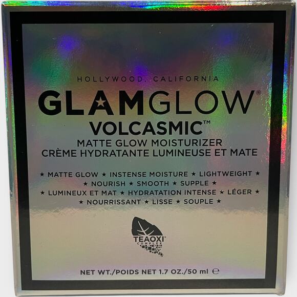 GLAMGLOW Volcasmic Matte Glow Moisturizer 1.7 OZ NEW IN BOX Sealed - Picture 2 of 9